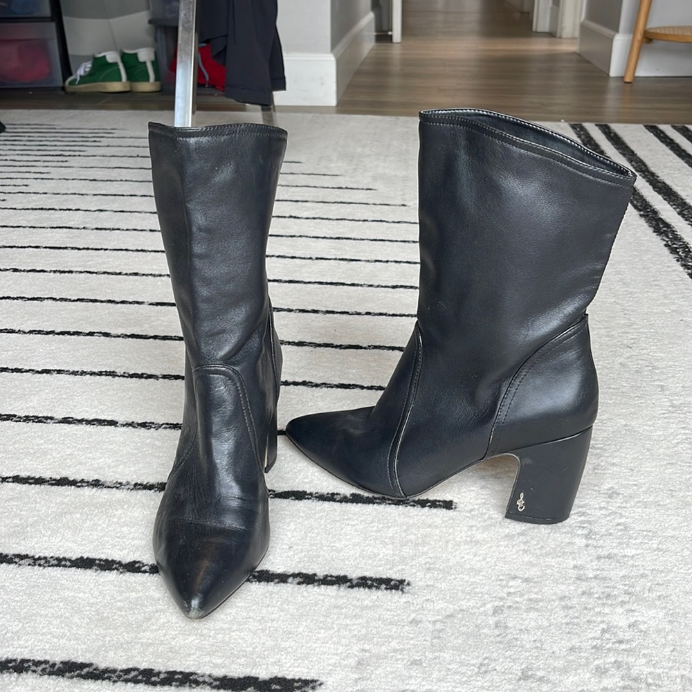 Black Leather Boots (Sam Edelman)